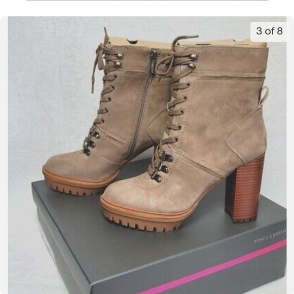 Vince Camuto Suede Boots Emebrila - Picture 3 of 8